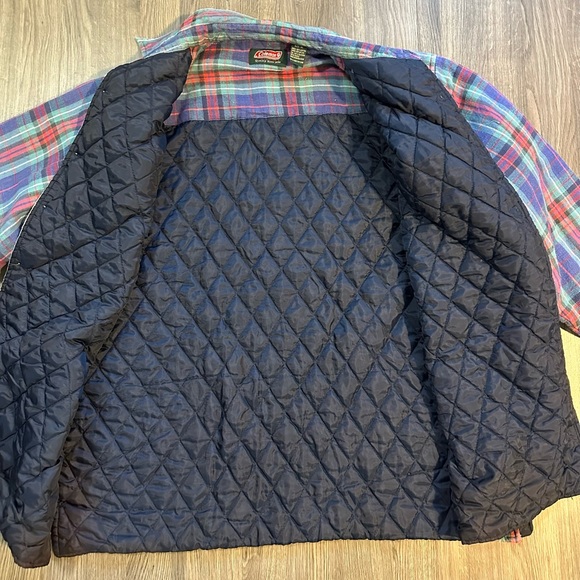 Vintage men’s Flannem Shurt Jacket with lining Coleman - Picture 5 of 7